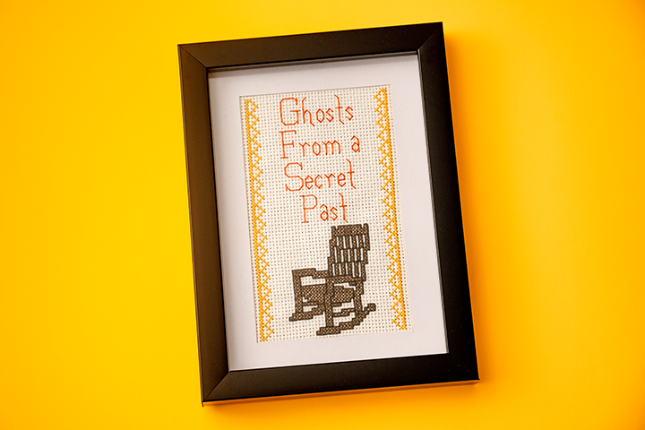 Cross-stitch design: Ghosts
