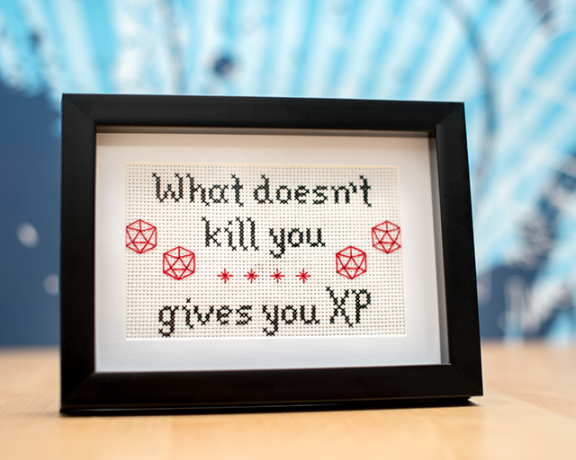 Cross-stitch design: What XP